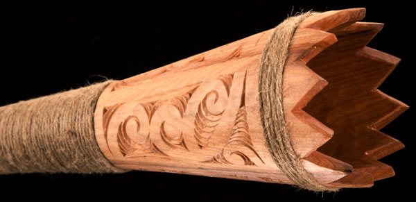 Taonga Pūoro: Pūkāea - made of Kauri