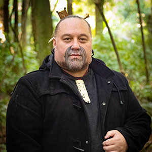 James Webster interviewing Tāmihana Kātene